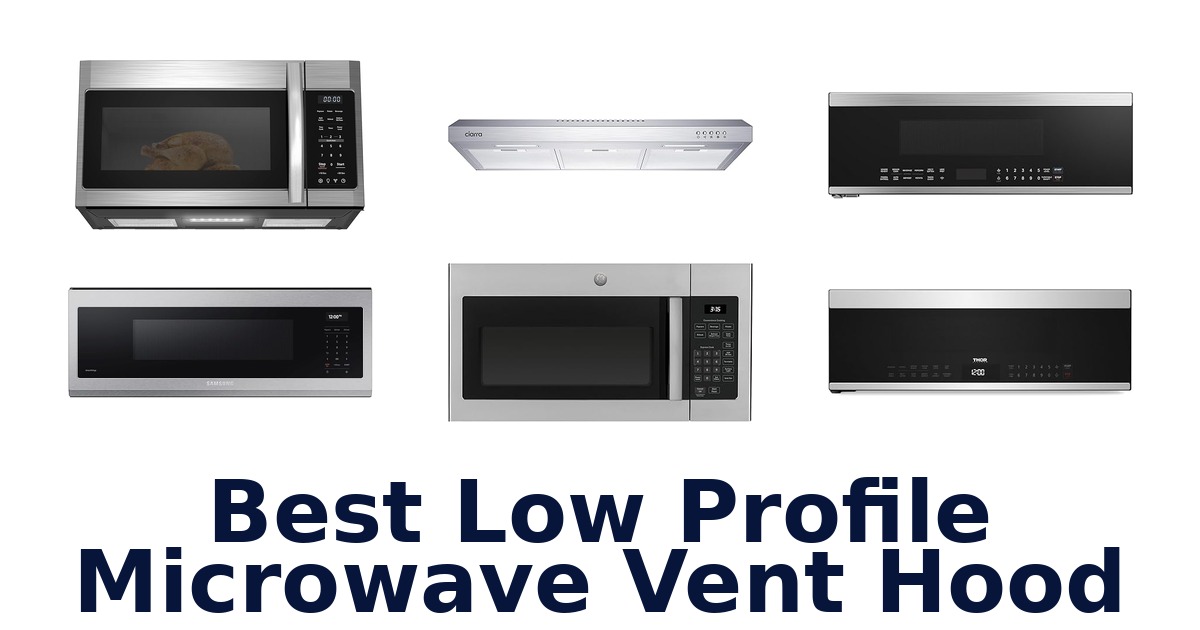 best low profile microwave vent hood