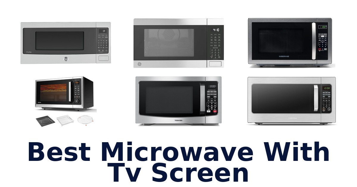 best microwave with tv screen