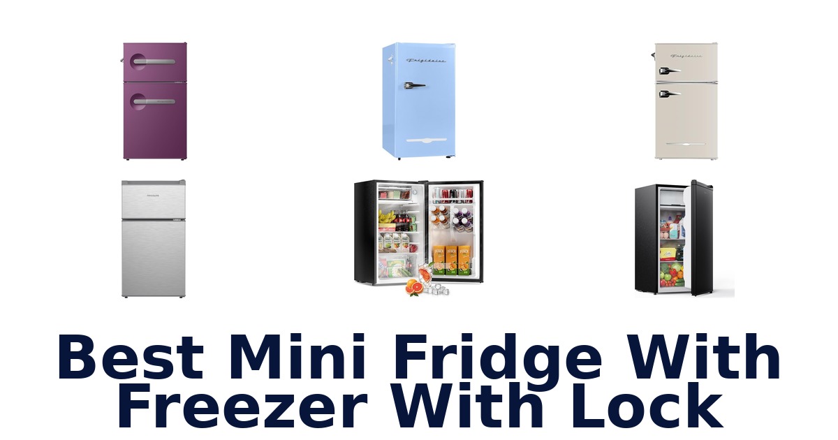 best mini fridge with freezer with lock