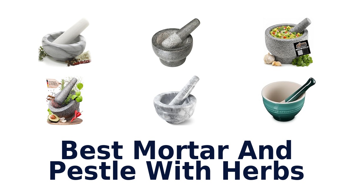 BEST Mortar and Pestle for Fresh Herbs (Top 10)