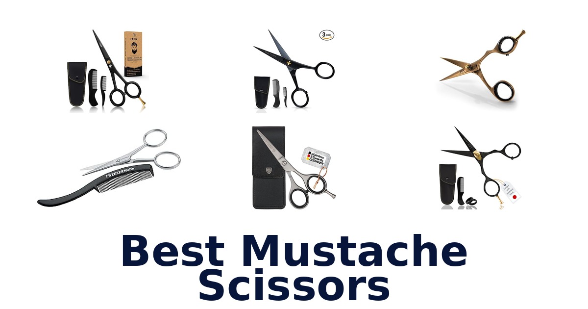 best mustache scissors