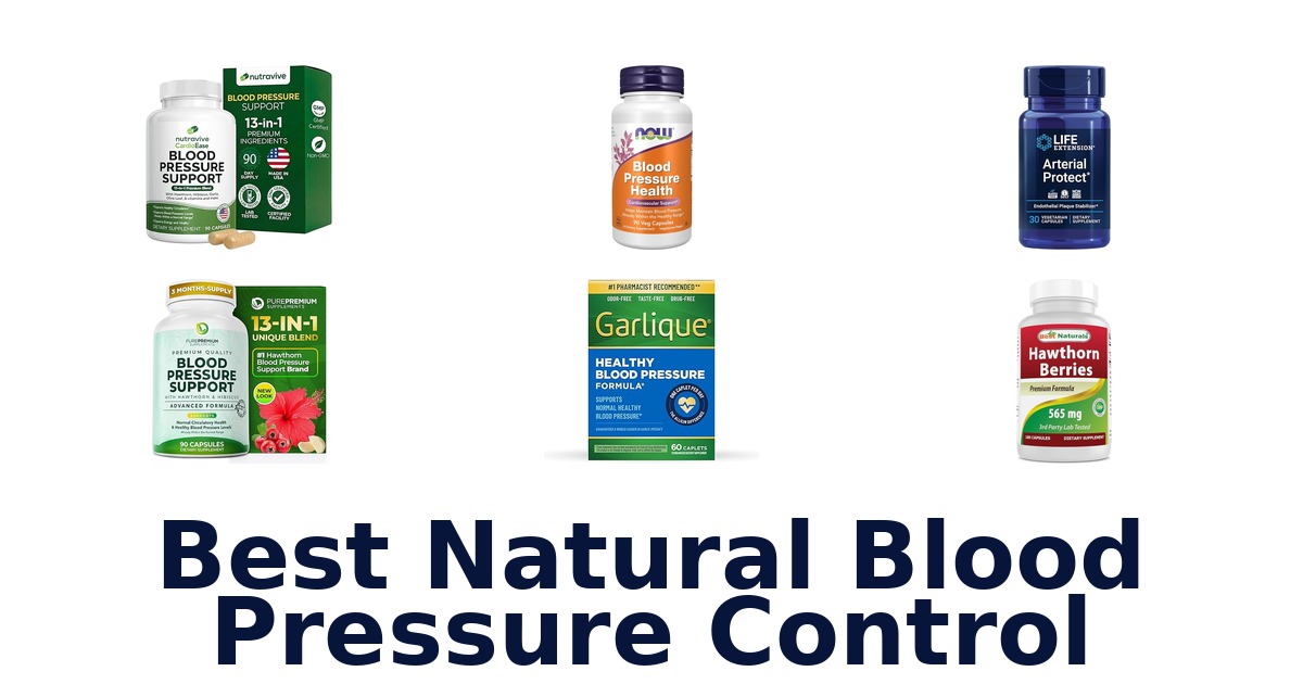 best natural blood pressure control
