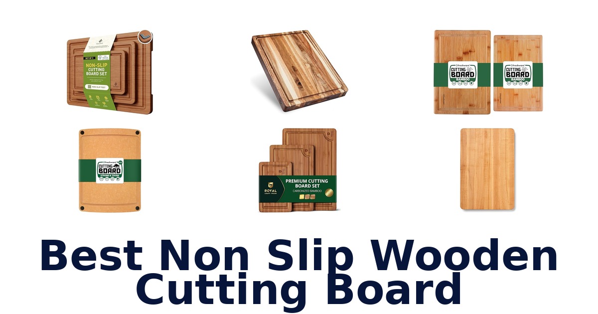 best non slip wooden cutting board