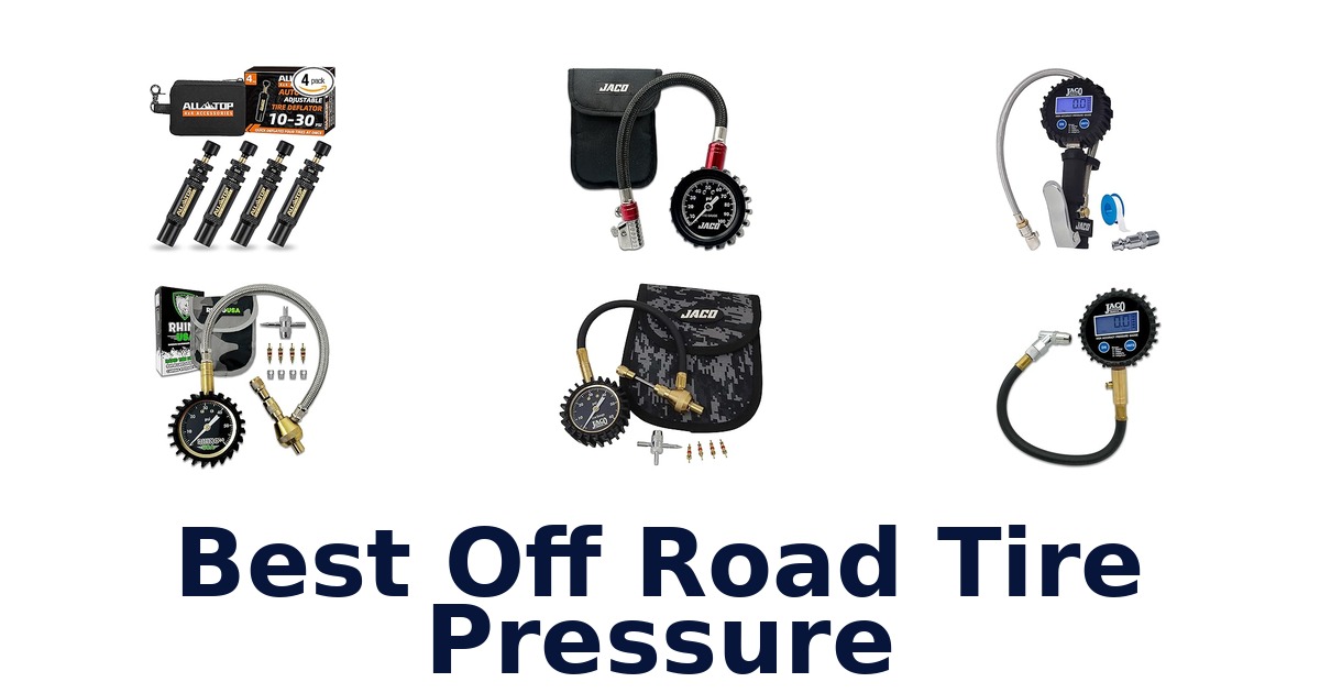 best off road tire pressure