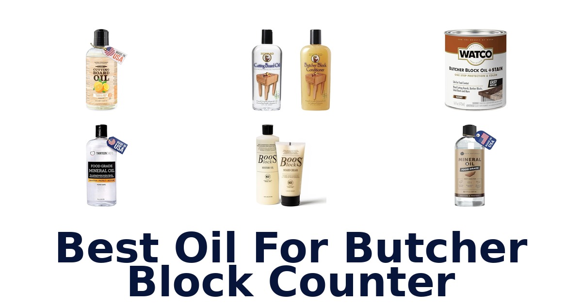 best oil for butcher block counter