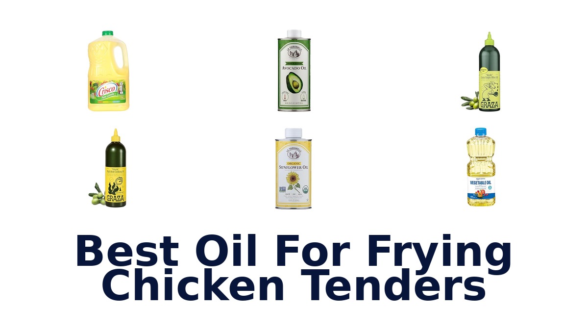 best oil for frying chicken tenders