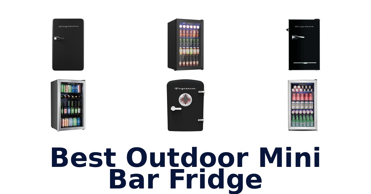 best outdoor mini bar fridge