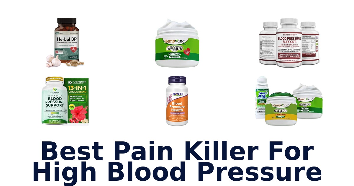 best pain killer for high blood pressure