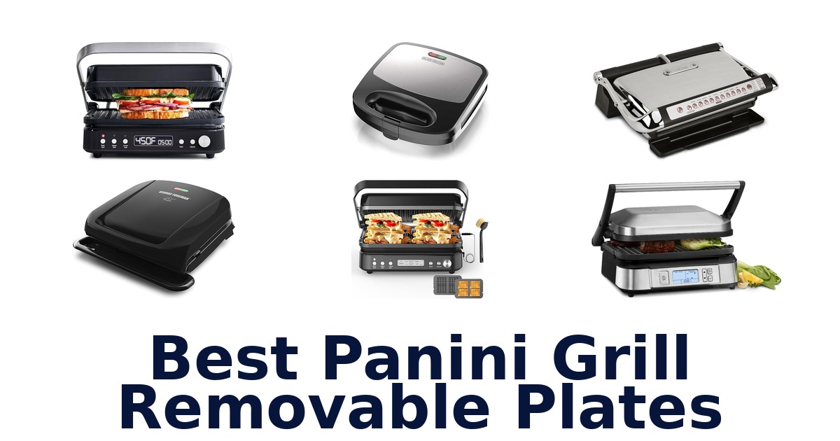 best panini grill removable plates