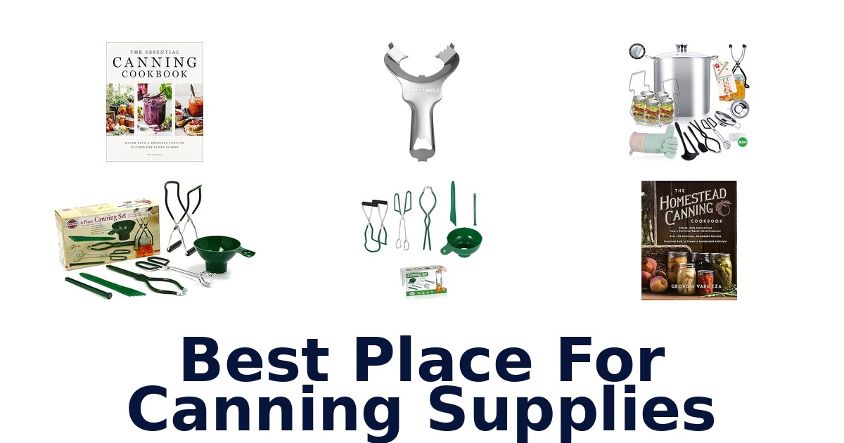 best place for canning supplies
