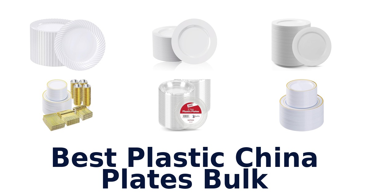 best plastic china plates bulk