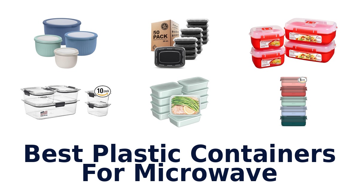 best plastic containers for microwave