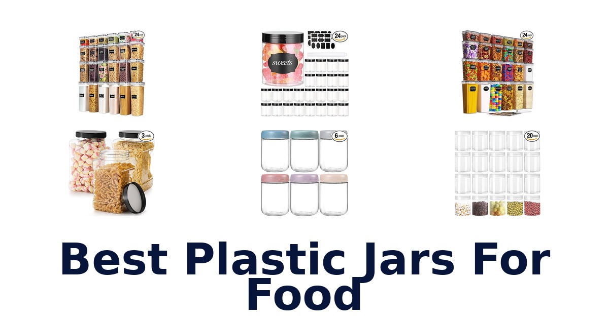 best plastic jars for food