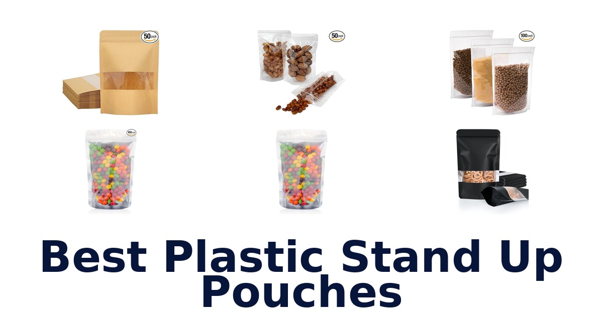 best plastic stand up pouches