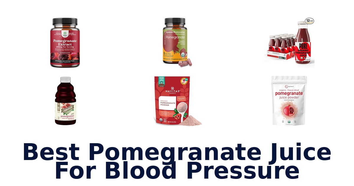 best pomegranate juice for blood pressure