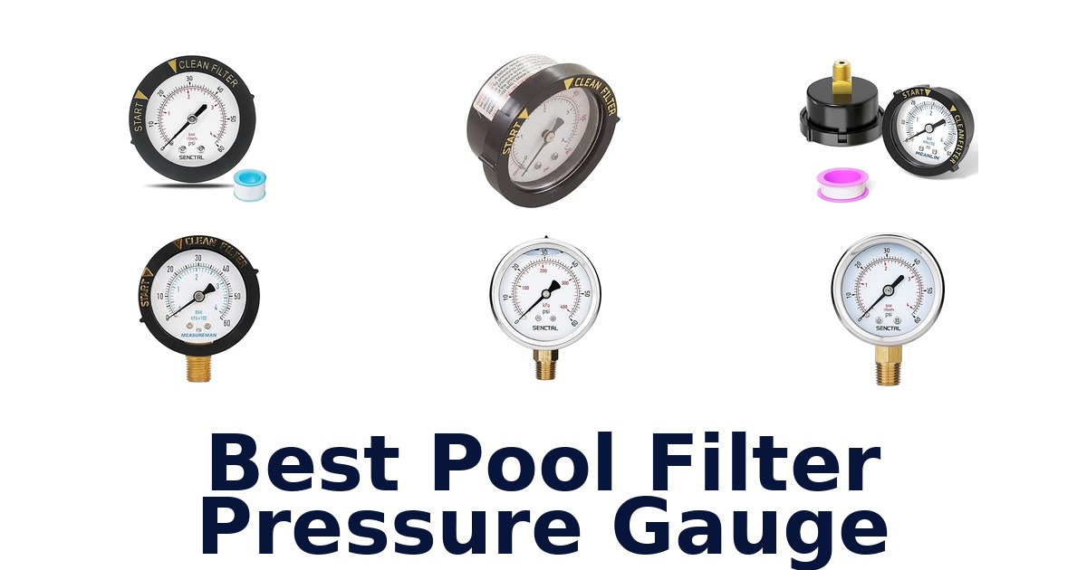 best pool filter pressure gauge