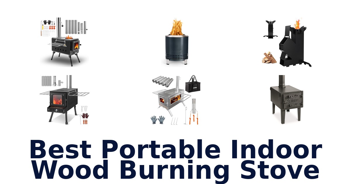 best portable indoor wood burning stove