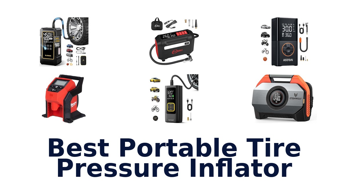 Best Portable Tire Inflators: Top 10 Picks
