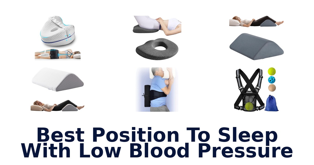 best position to sleep with low blood pressure