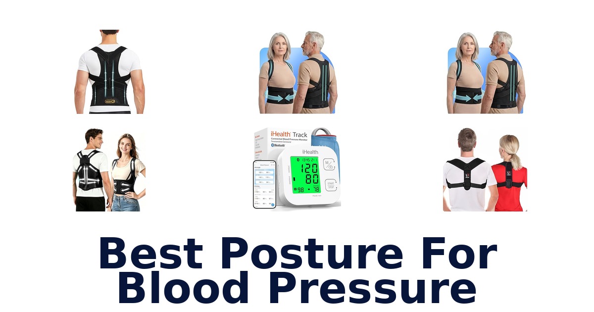 best posture for blood pressure