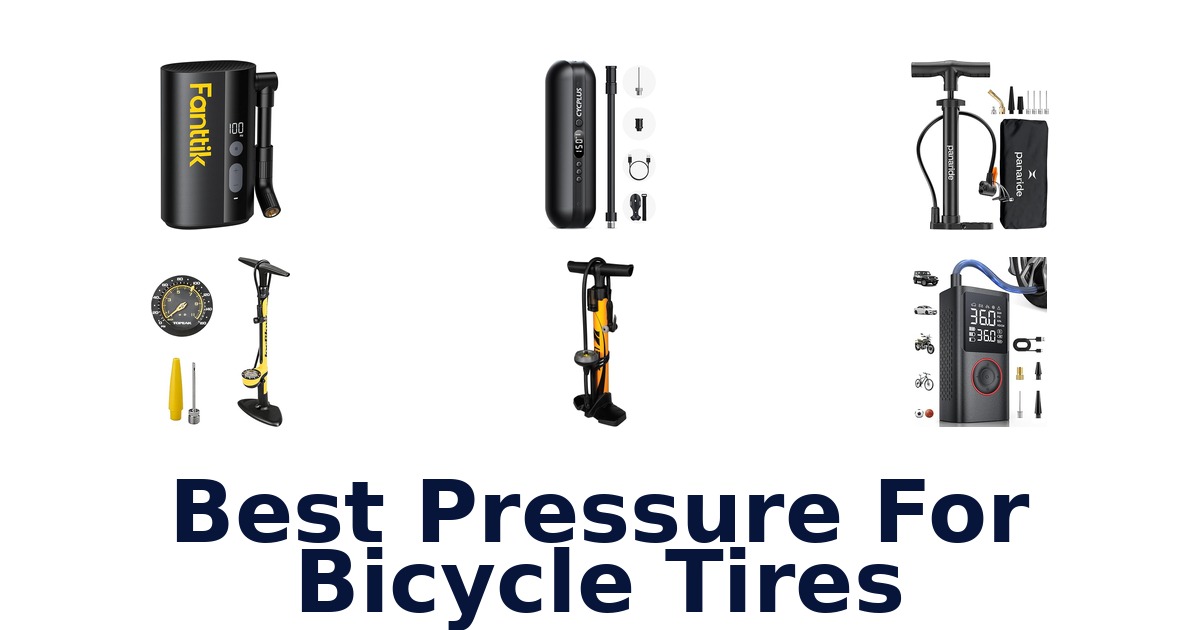 best pressure for bicycle tires