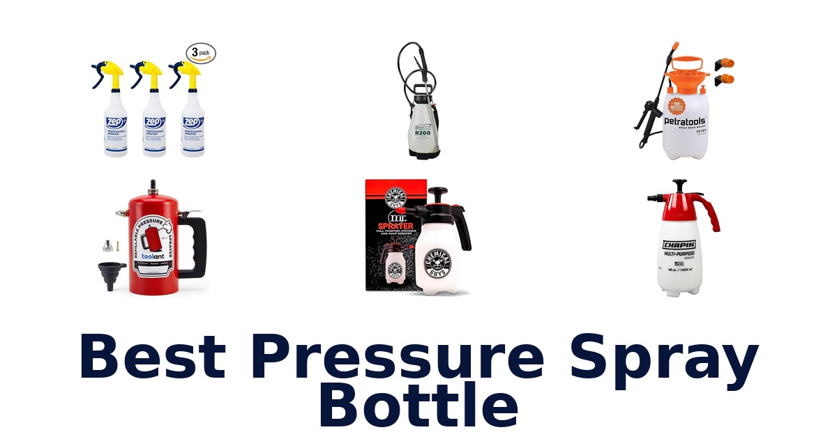 best pressure spray bottle