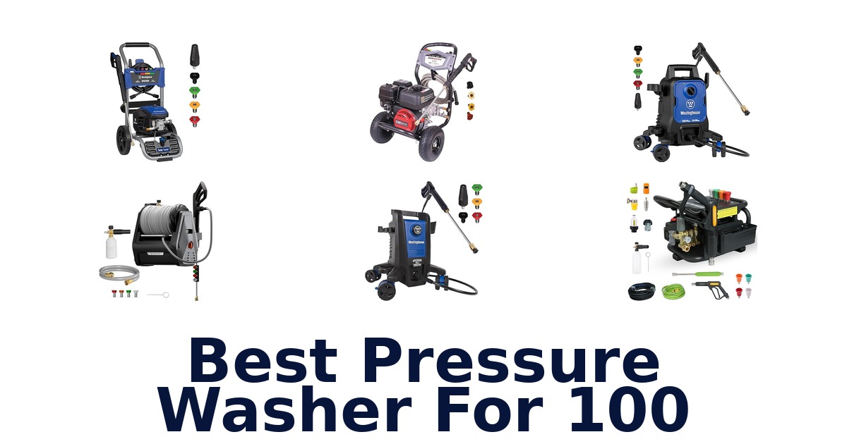 best pressure washer for 100