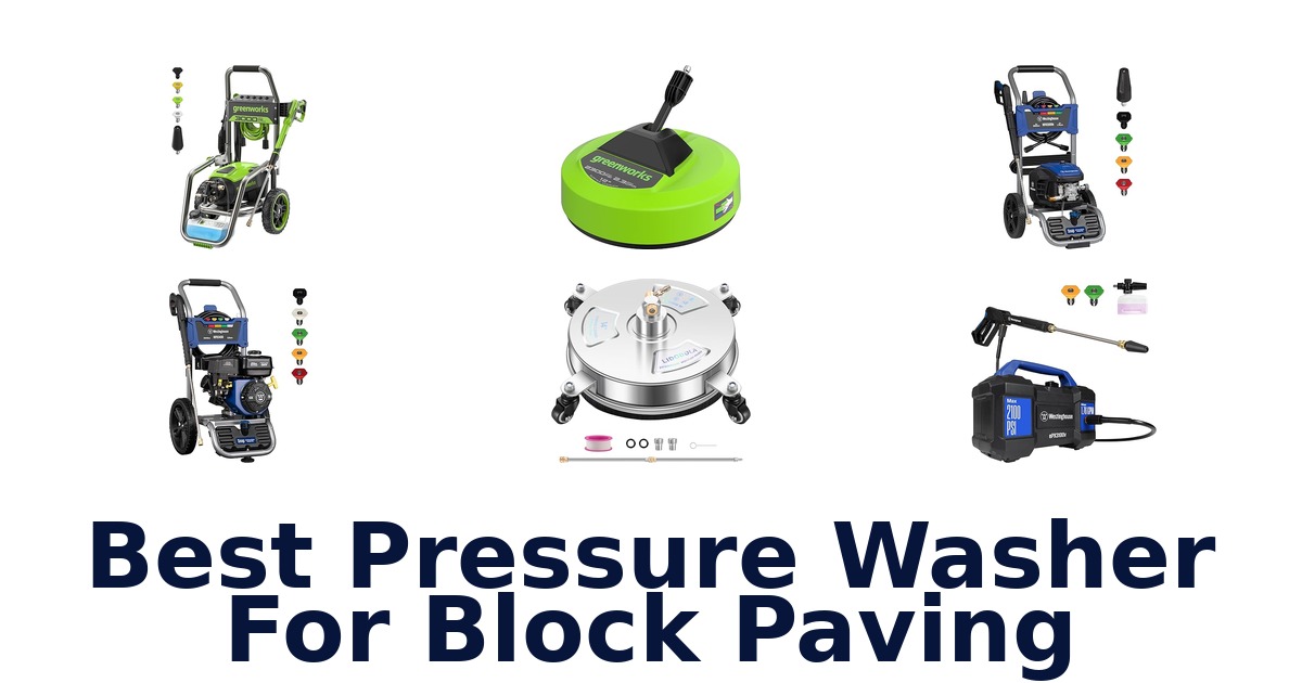 best pressure washer for block paving