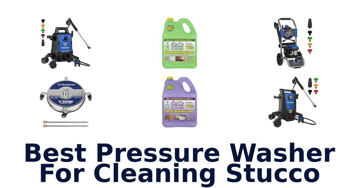 best pressure washer for cleaning stucco