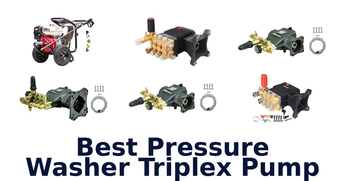 best pressure washer triplex pump