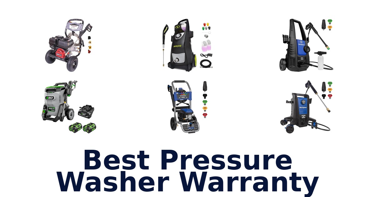 best pressure washer warranty
