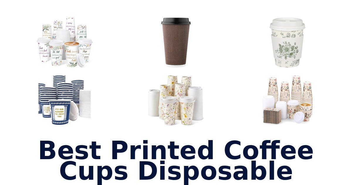 best printed coffee cups disposable