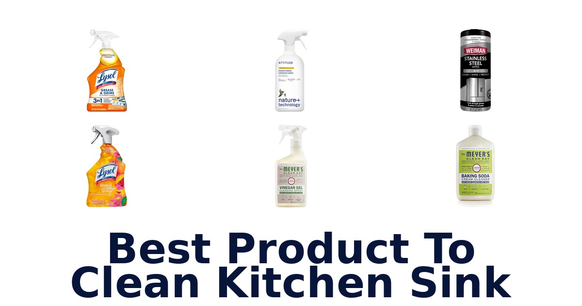 best product to clean kitchen sink
