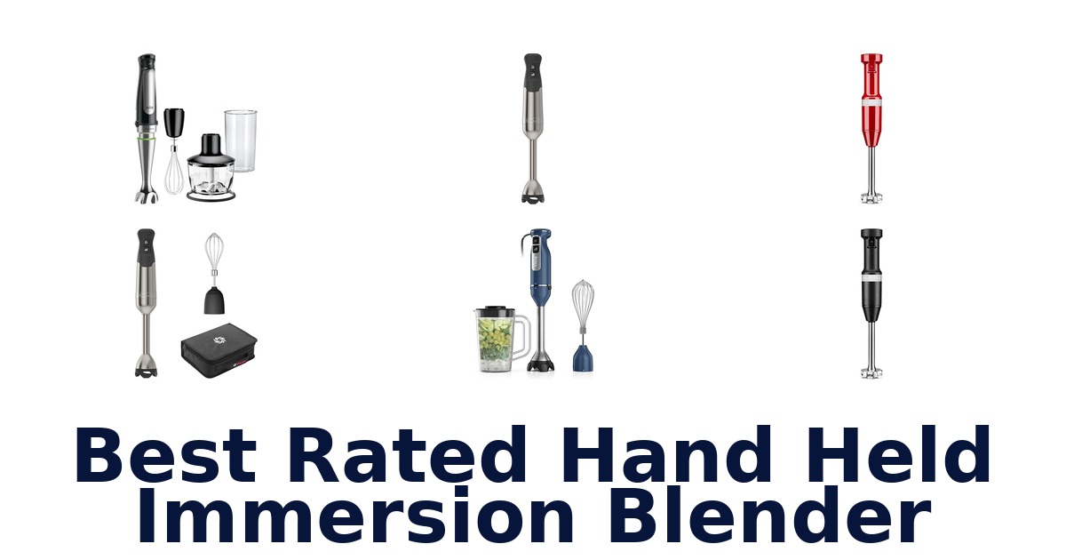 best rated hand held immersion blender