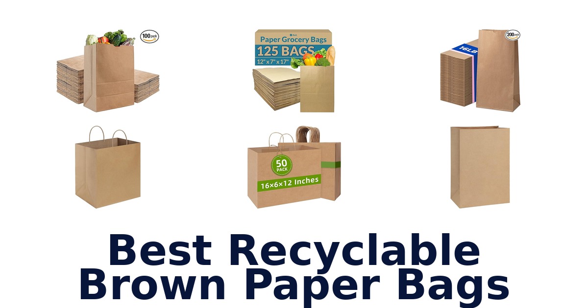 best recyclable brown paper bags