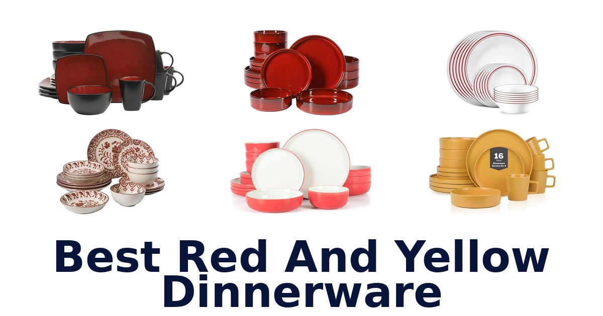 BEST Red & Yellow Dinnerware: Top 10 Picks for 2026