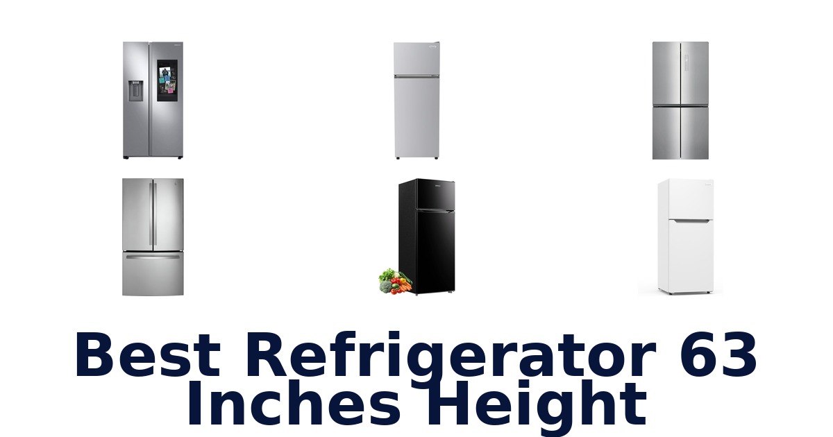 best refrigerator 63 inches height