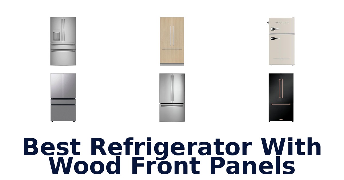 best refrigerator with wood front panels