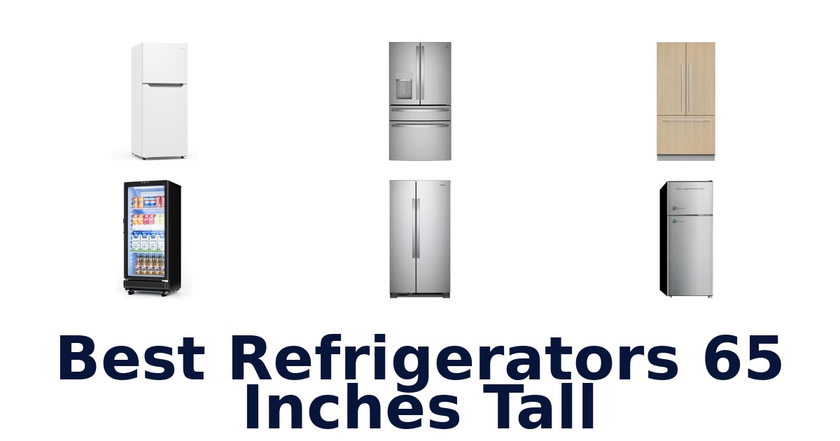 best refrigerators 65 inches tall