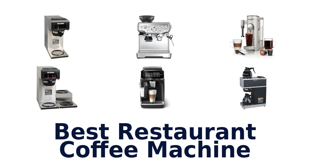 best restaurant coffee machine
