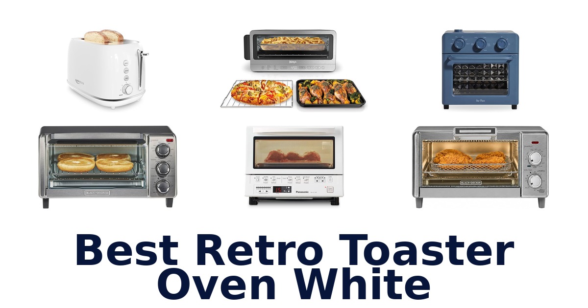best retro toaster oven white