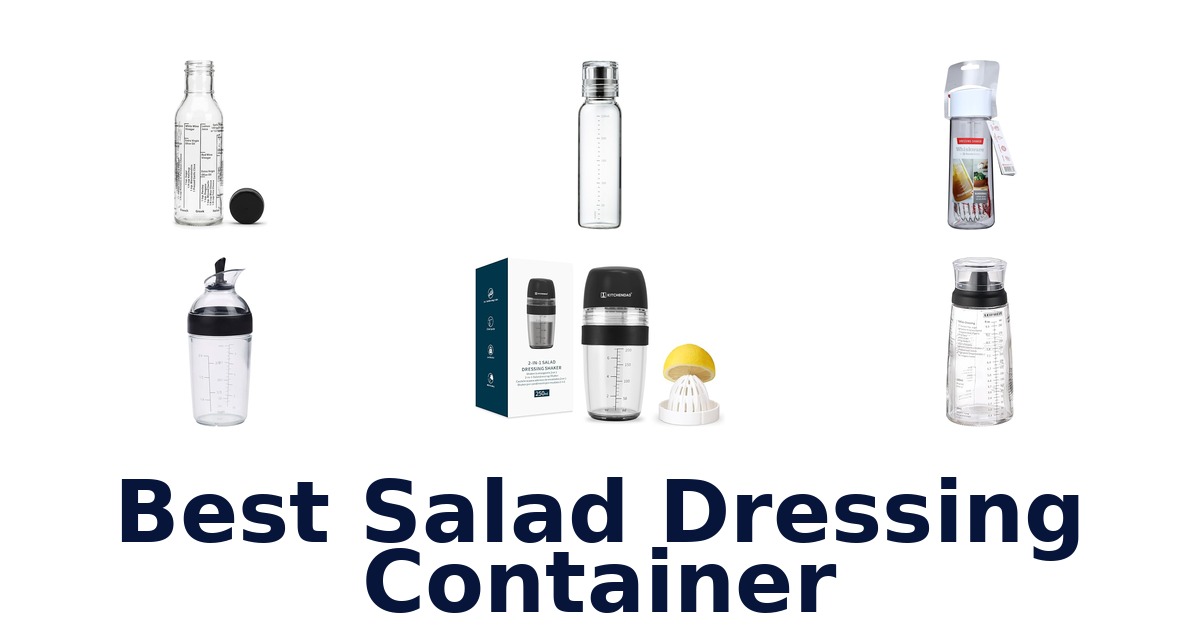 best salad dressing container