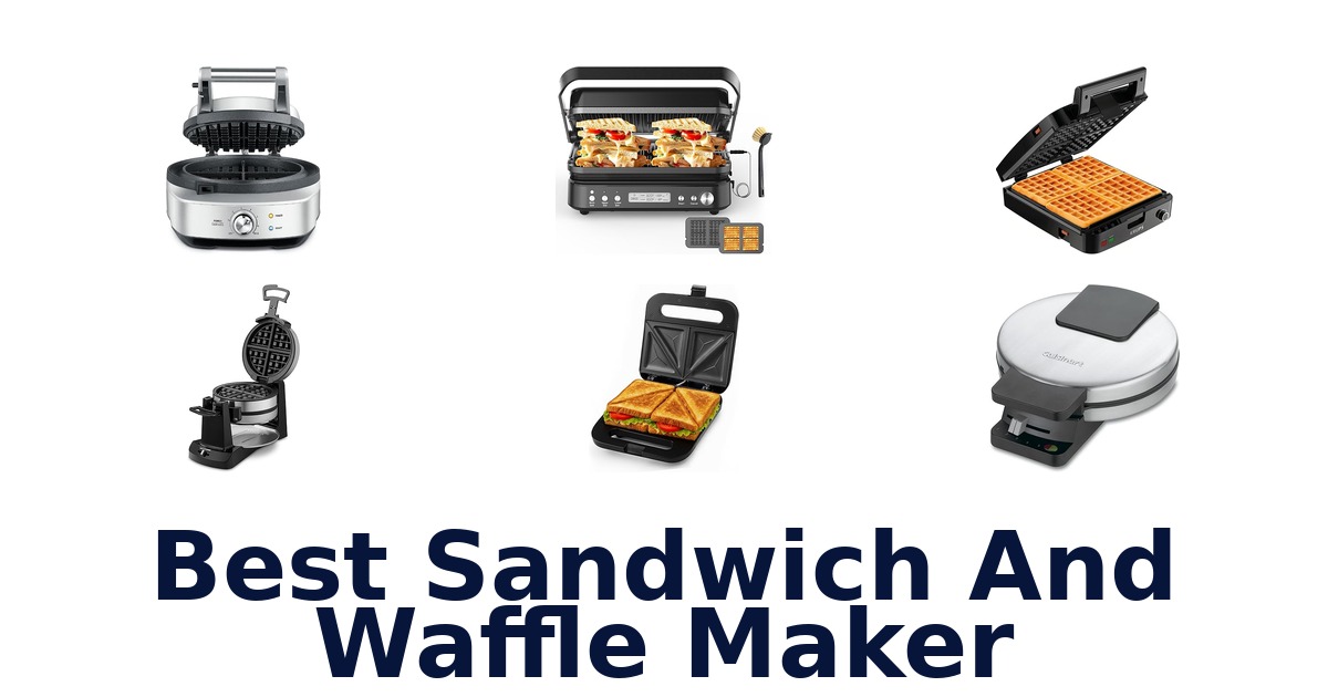 best sandwich and waffle maker