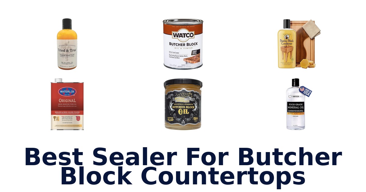 best sealer for butcher block countertops