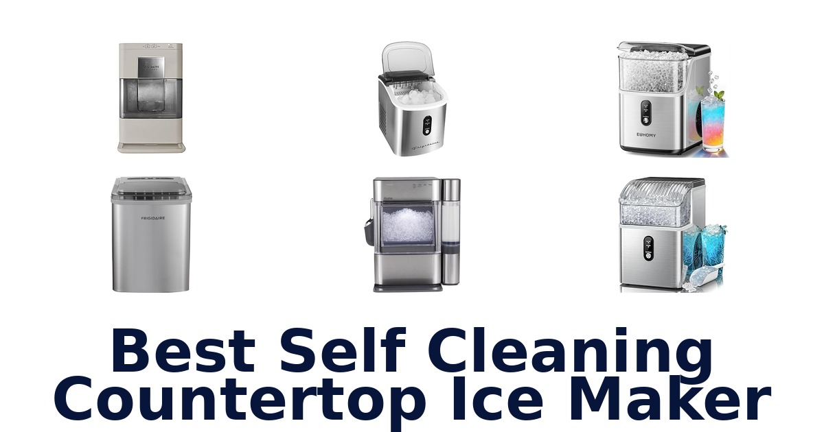 best self cleaning countertop ice maker