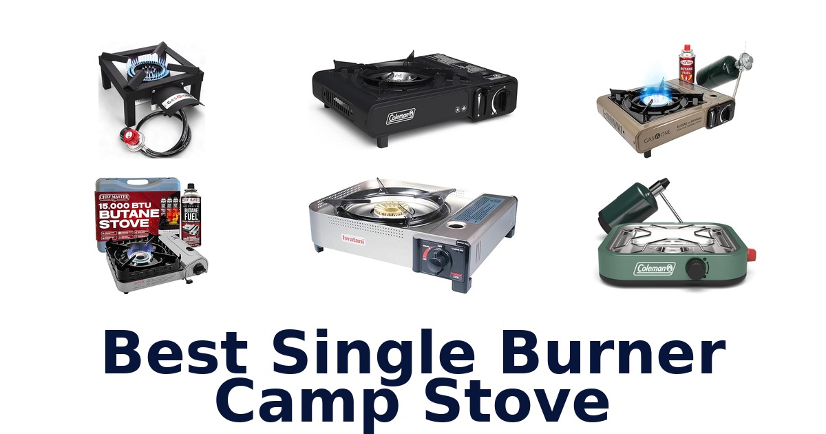 best single burner camp stove