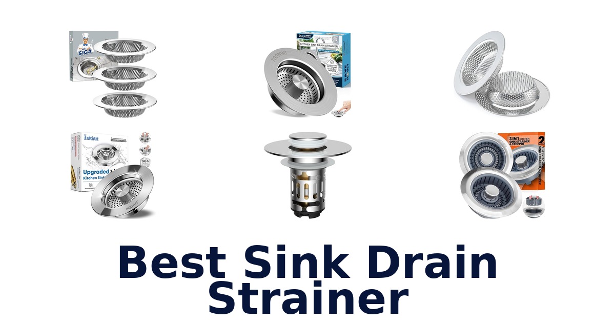 best sink drain strainer