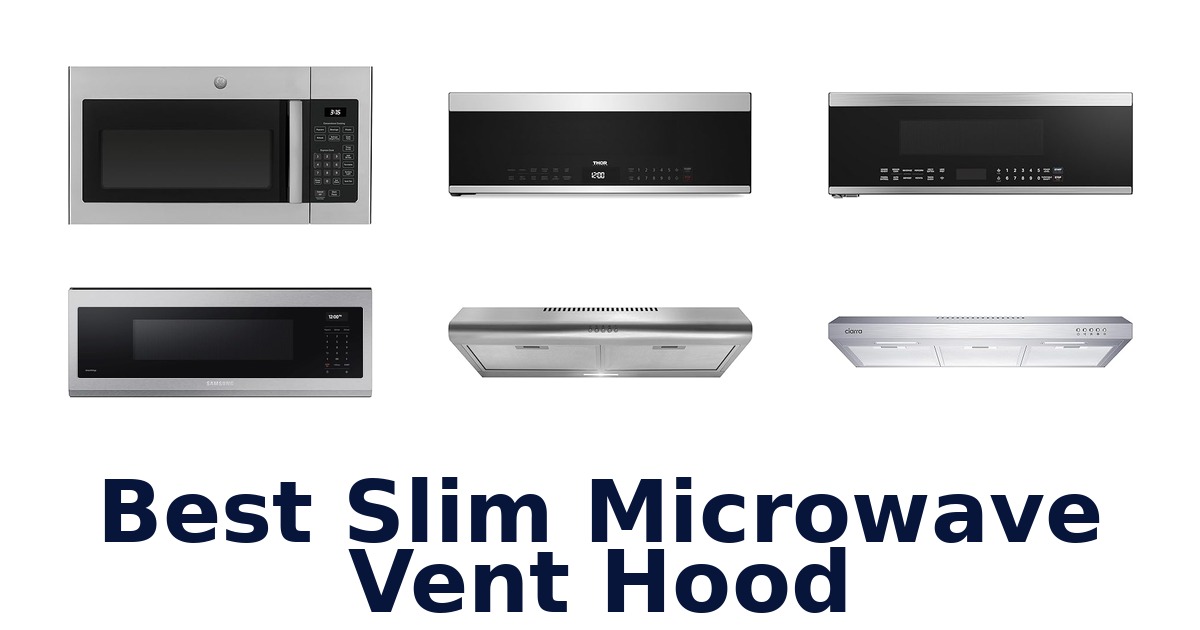 best slim microwave vent hood