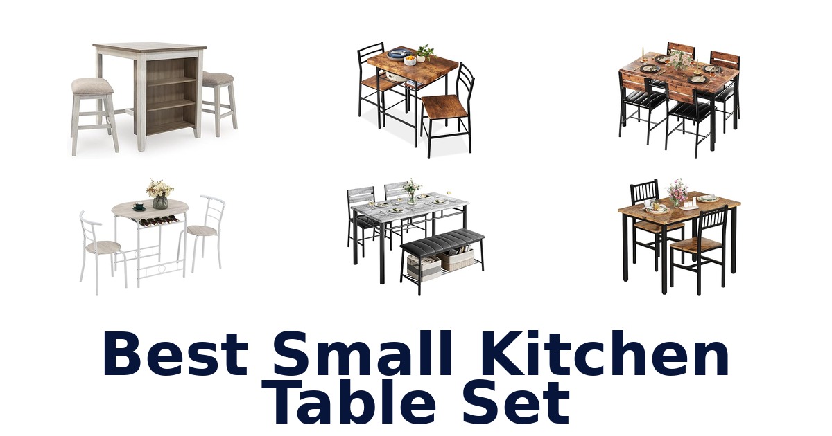 best small kitchen table set