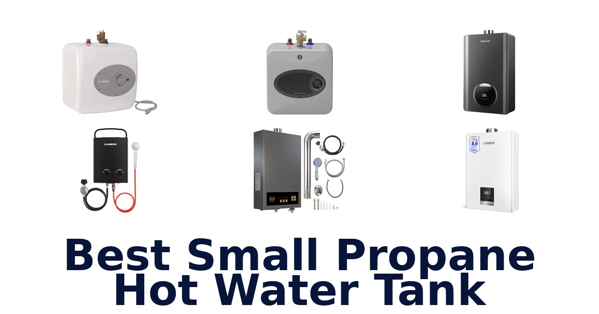 best small propane hot water tank